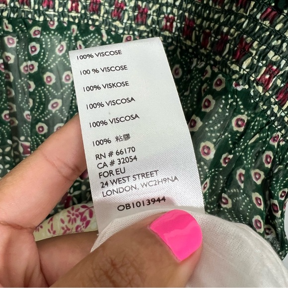 Anthropologie Rhiannon floral mini dress size medium - Picture 6 of 7